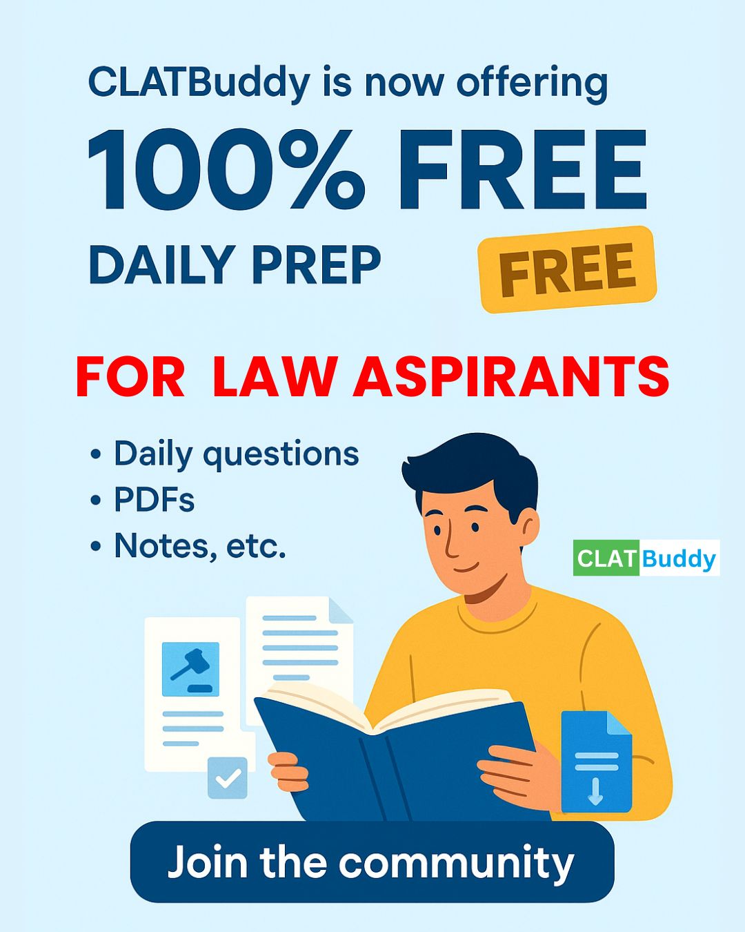 CLATBuddy Popup Banner New