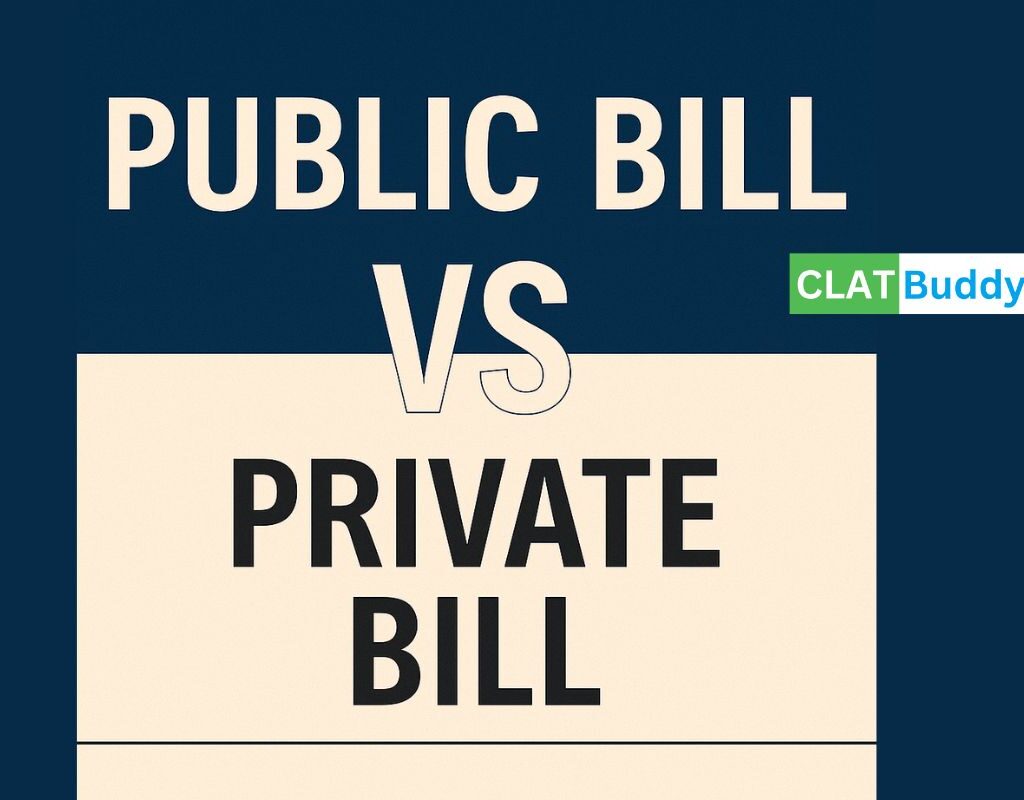 Difference Between Public Bill and Private Bill