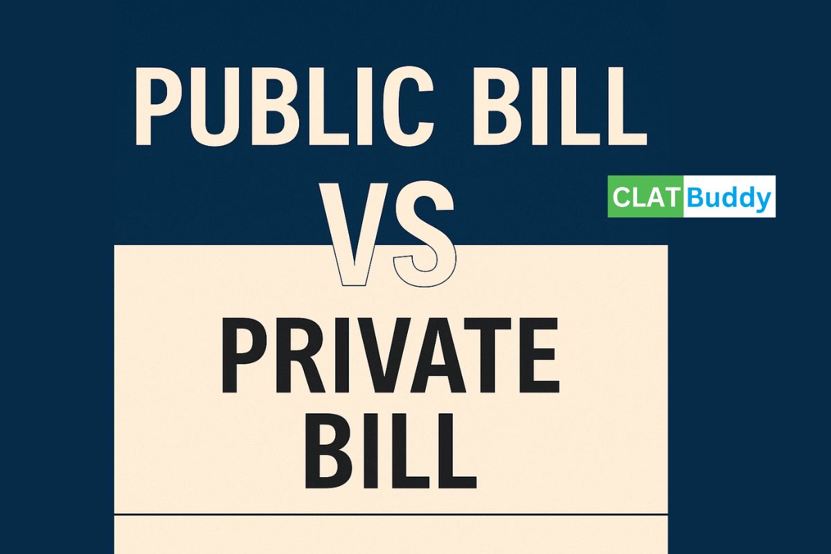Difference Between Public Bill and Private Bill