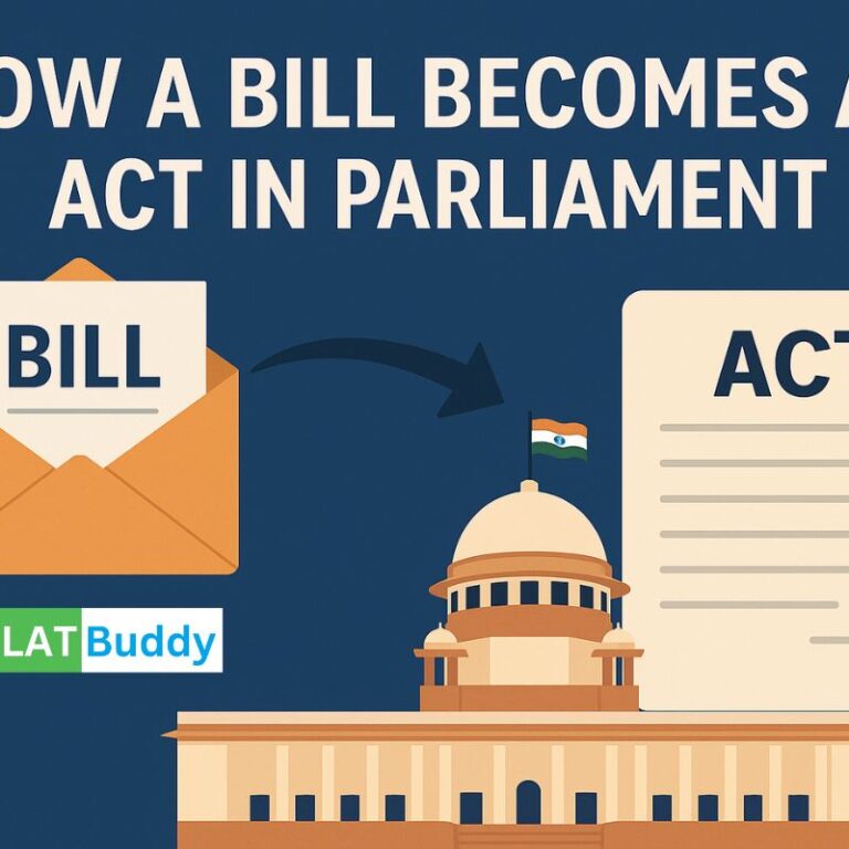 How a Bill Becomes an Act in Parliament