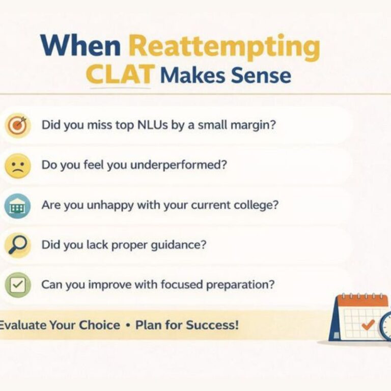 When Reattempting CLAT Makes Sense