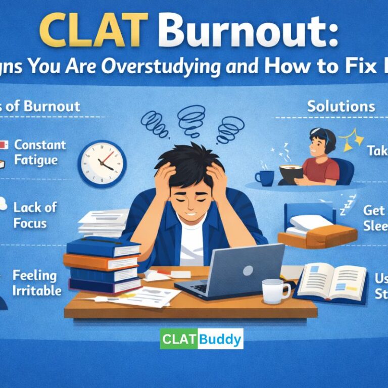 CLAT Burnout Signs