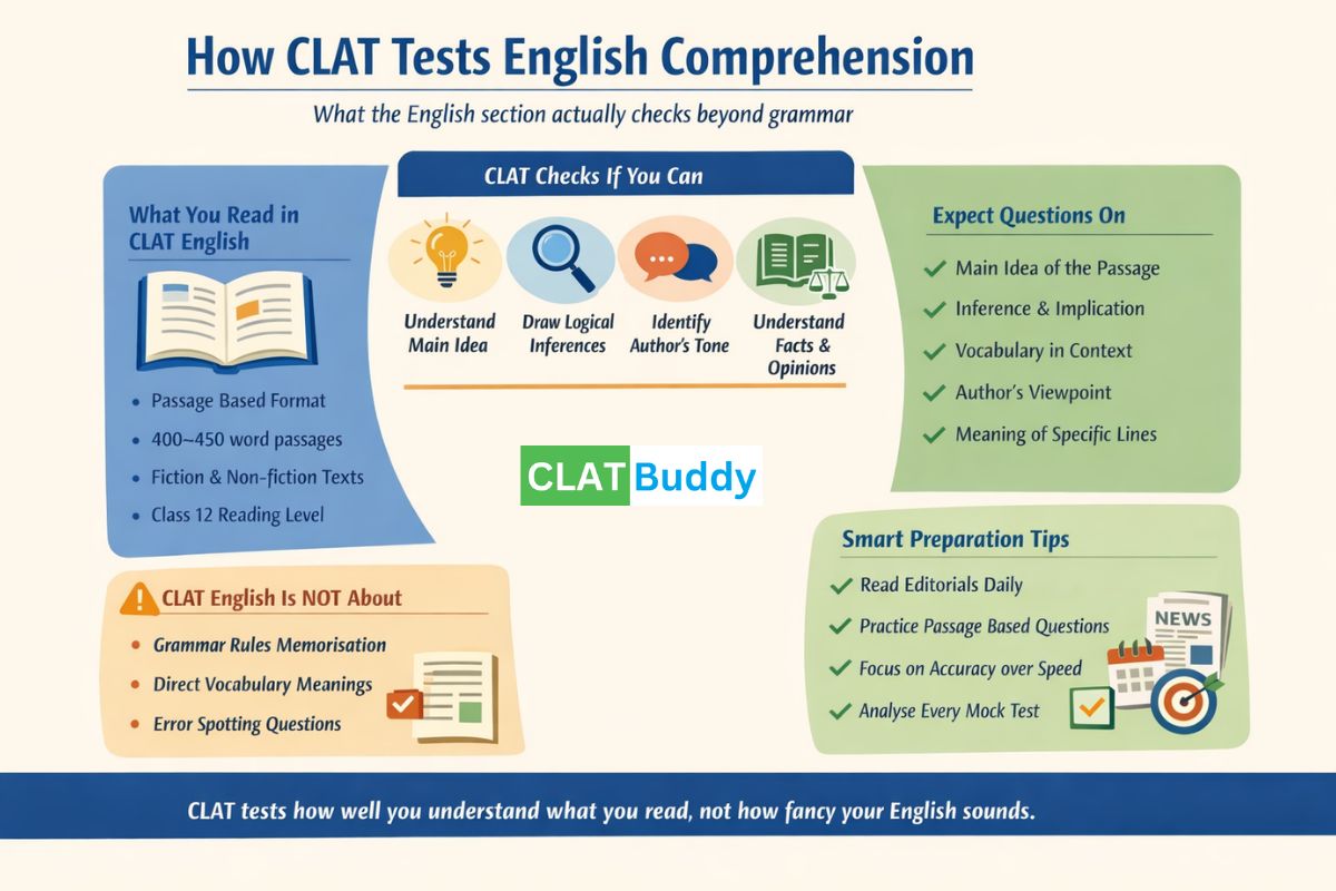 How Does CLAT Test English Comprehension