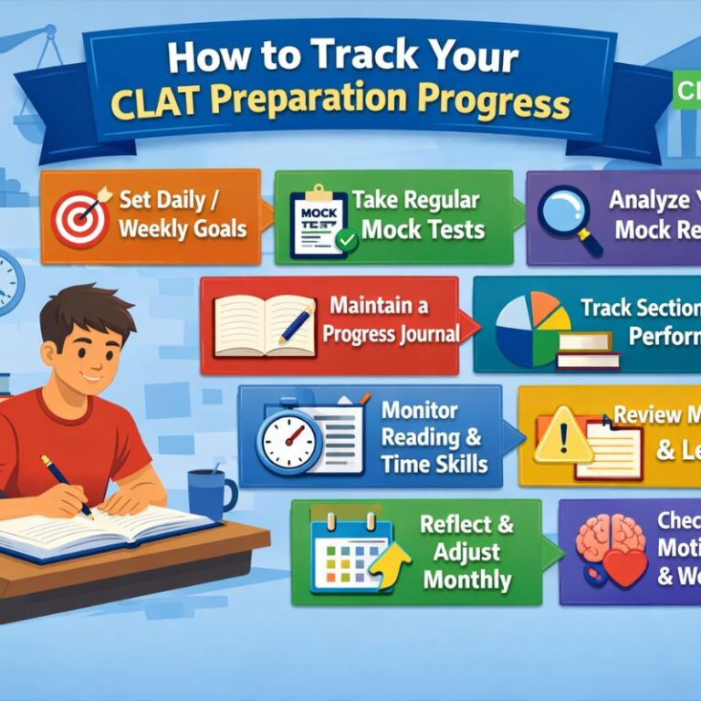 How to Track Progress During CLAT Preparation
