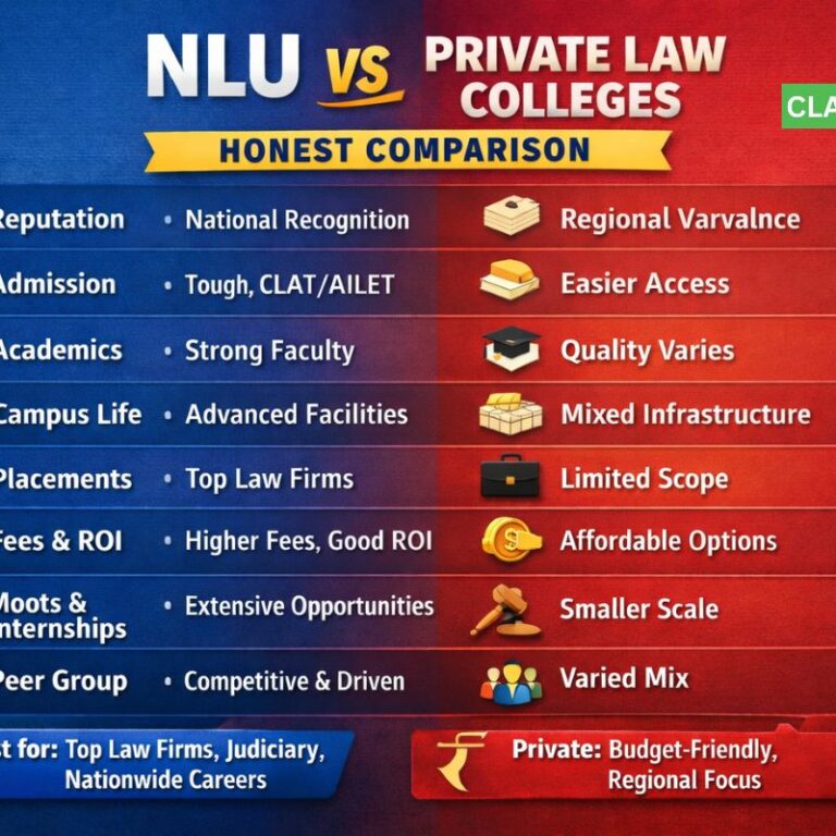 NLU vs Private Law College