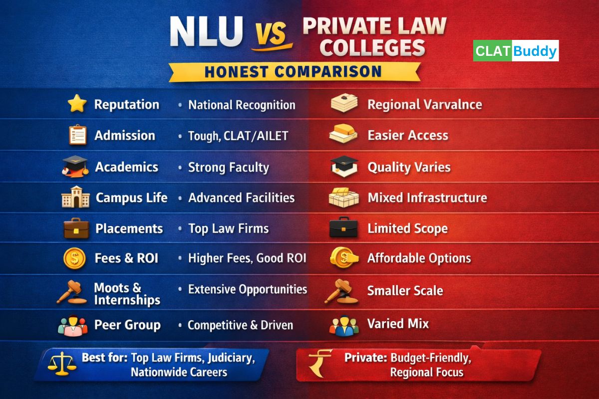 NLU vs Private Law College