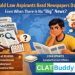 Should Law Aspirants Read Newspapers Daily Even When There Is No “Big” News?