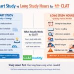 Smart Study vs Long Study Hours for CLAT
