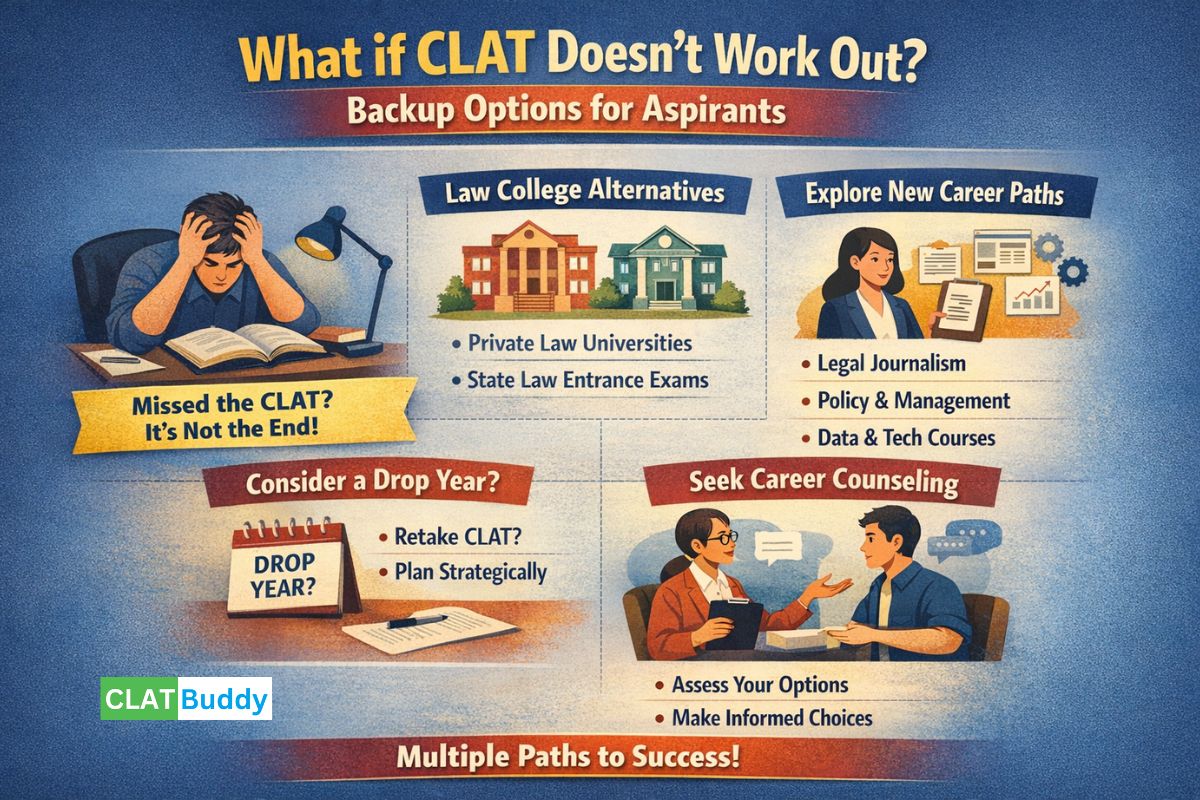 What Happens If CLAT Does Not Work Out