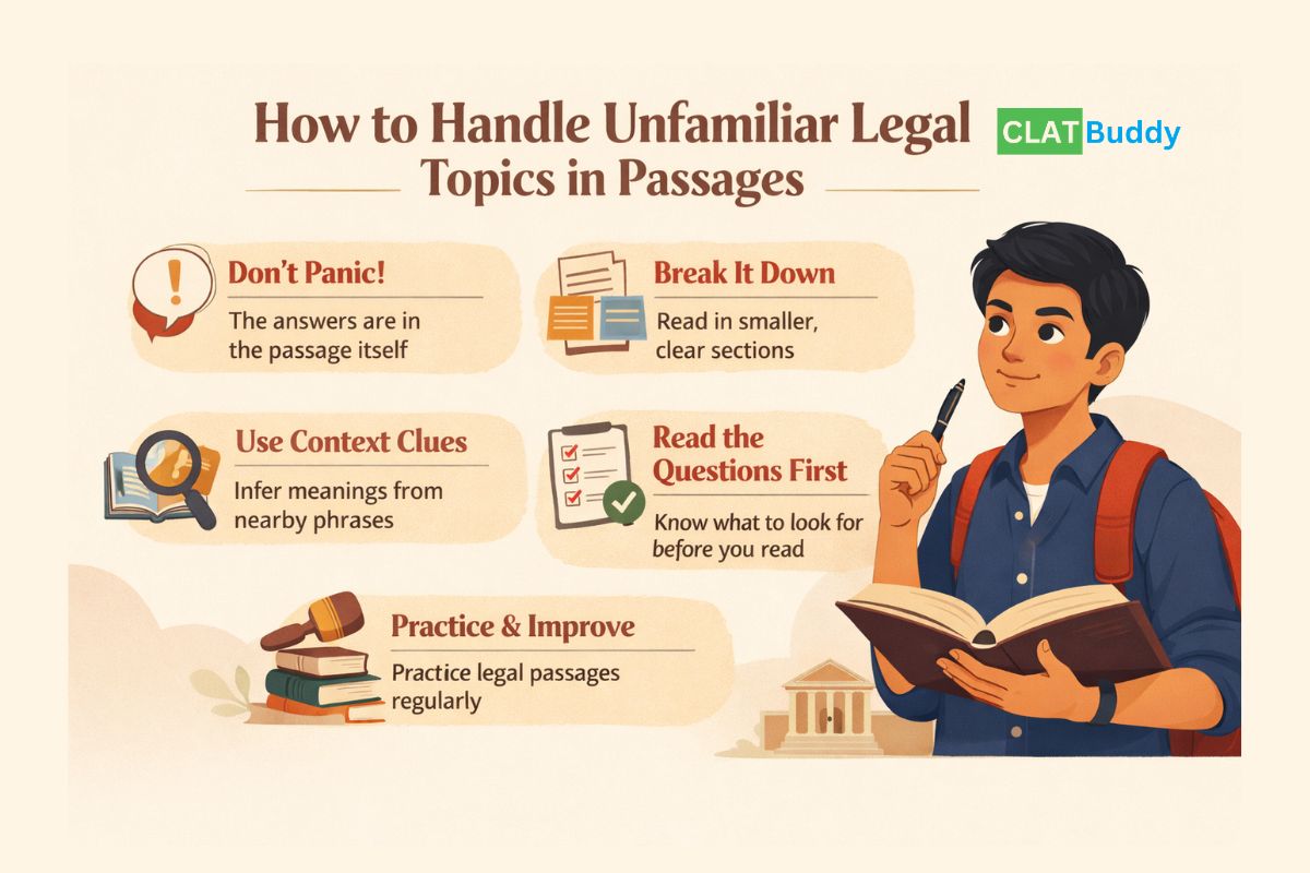 How to Handle Unfamiliar Legal Topics in Passages for CLAT