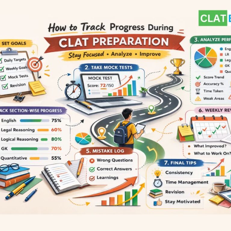 How to Track Your Progress During CLAT Preparation