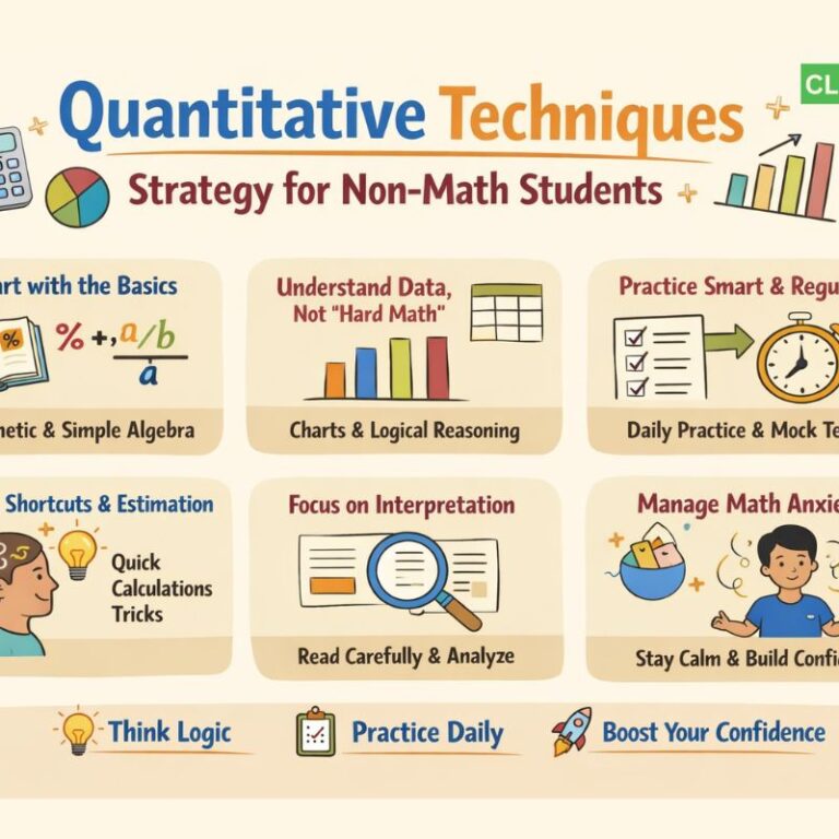 Quantitative Techniques Strategy for Non Math Students Preparing for CLAT
