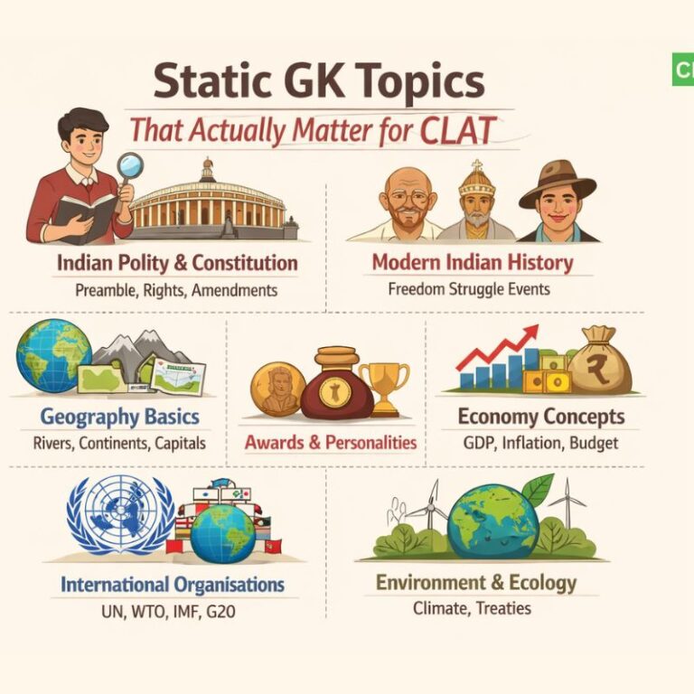 Static GK Topics That Actually Matter for CLAT