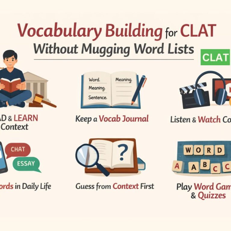 Vocabulary Building for CLAT Without Mugging Word Lists