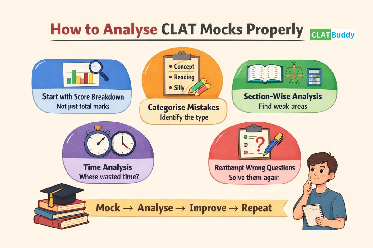 How to Analyse CLAT Mocks Properly