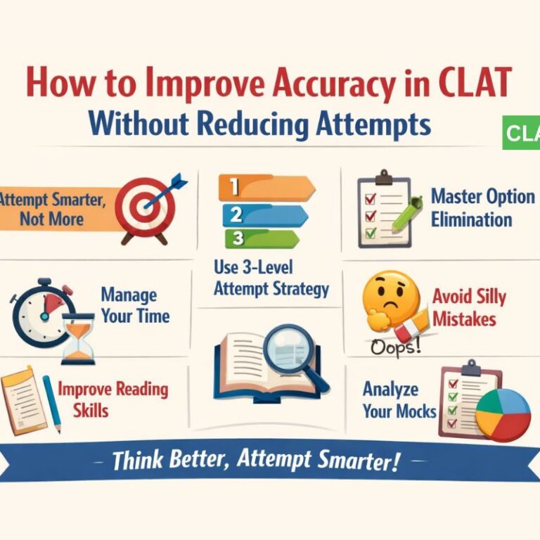 How to Improve Accuracy in CLAT Without Reducing Attempts (Complete Strategy Guide for Aspirants)