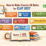 How to Make Concise GK Notes for CLAT