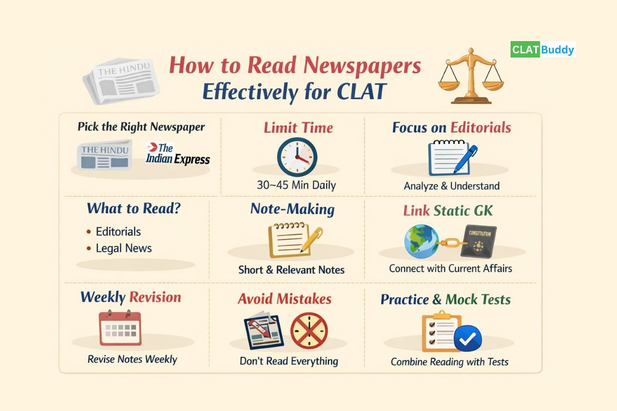 How to Read Newspapers for CLAT Effectively