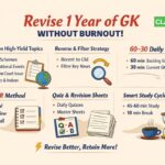 How to Revise One Year of GK Without Burnout for CLAT 2027
