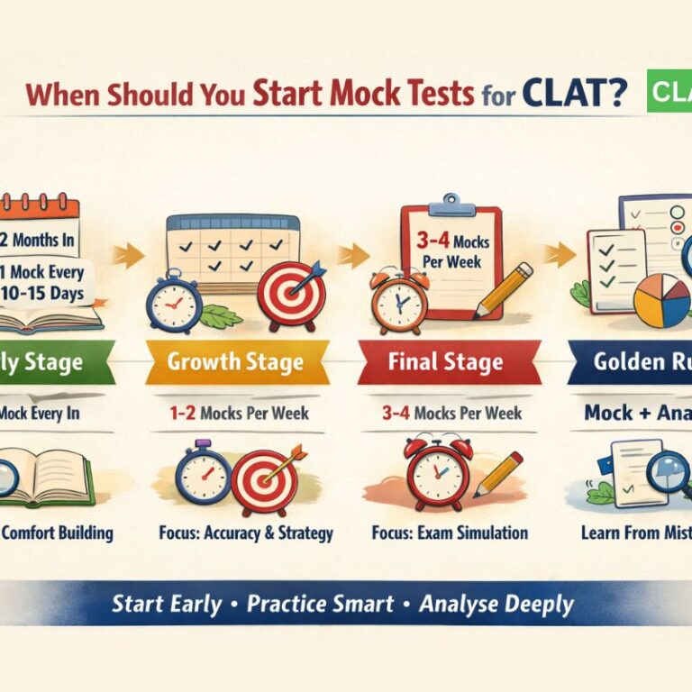 When Should You Start Mock Tests for CLAT