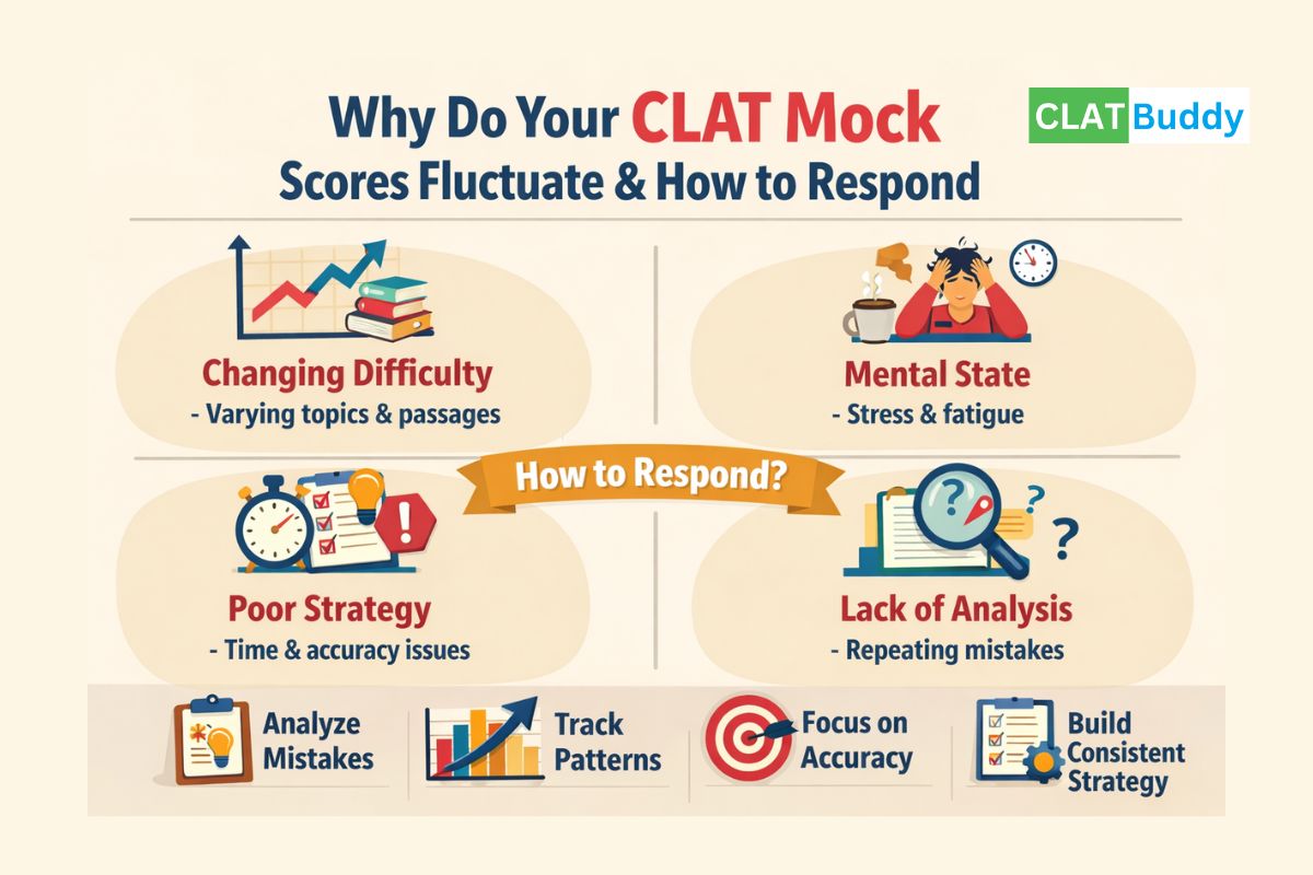 Why Do Your CLAT Mock Scores Fluctuate and How Should You Respond