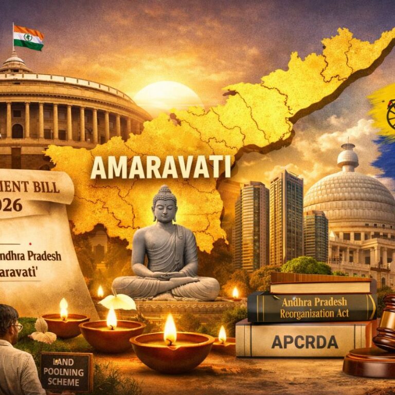 Amaravati Declared Sole Capital of Andhra Pradesh