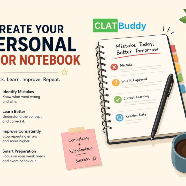Creating a Personal Error Notebook for CLAT Preparation