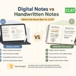 Digital Notes vs Handwritten Notes for CLAT_ Which One Should You Actually Use