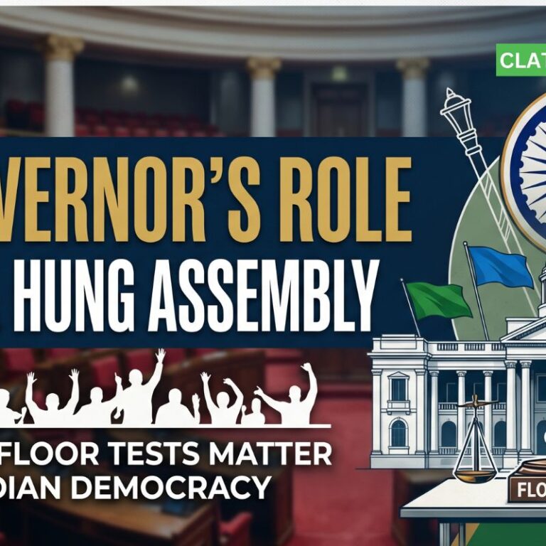 Governor’s Role in a Hung Assembly