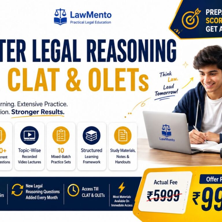 CLAT Legal Reasoning