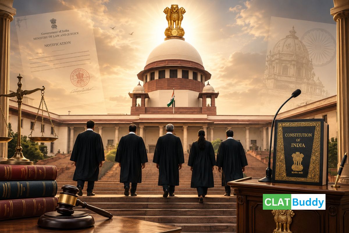 Five New Judges Sworn Into Supreme Court, Strength Rises To 37