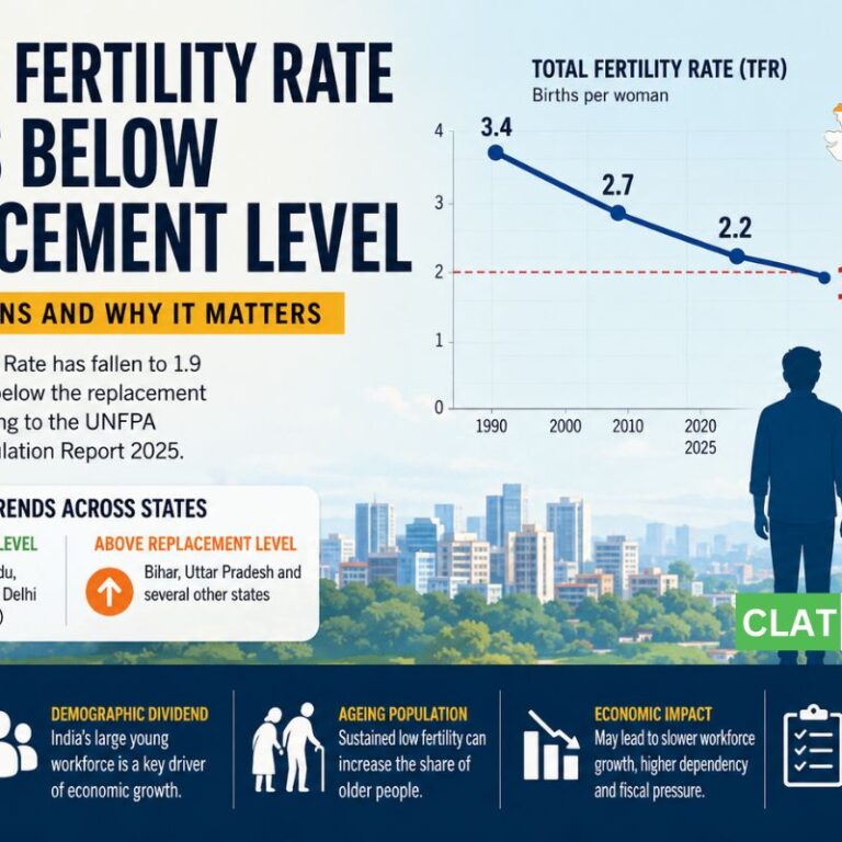 Why India's Fertility Rate Falling Below Replacement Level Matters