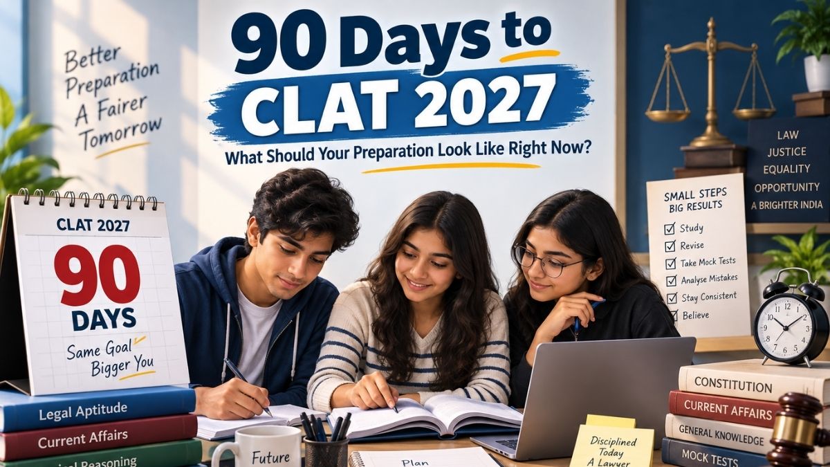 90 Days to CLAT 2027 What Should Your Preparation Look Like Right Now