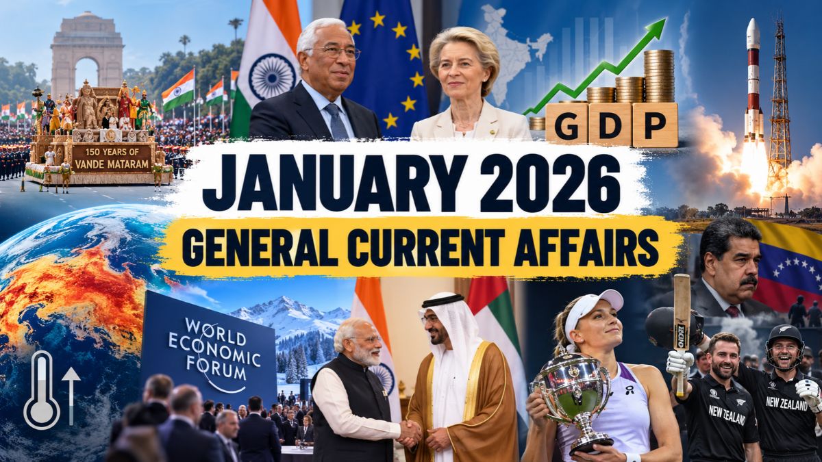 January 2026 Current Affairs